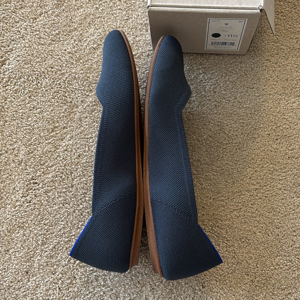 Rothy’s Navy Flats. Size 11.5. - Picture 3 of 5